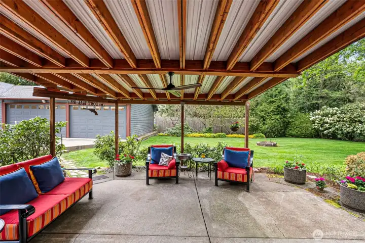 Covered patio Covered patio