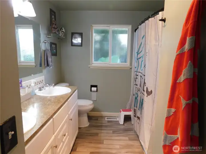 Main full bathroom