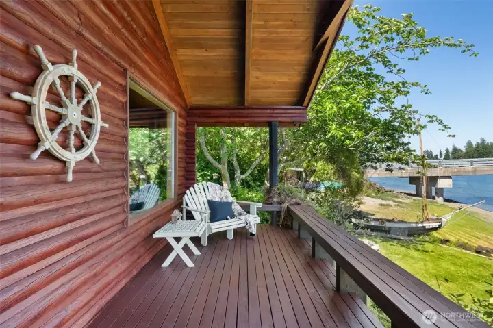 Covered Deck.