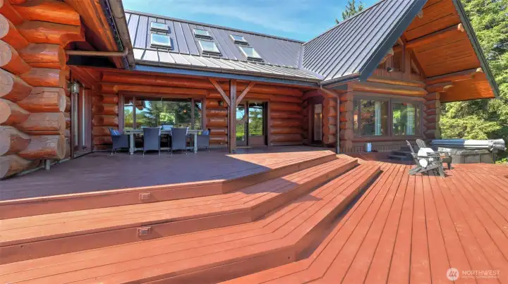 Back and side deck installed in 2026.