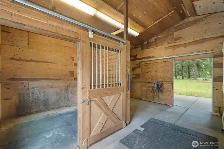 Third stall.