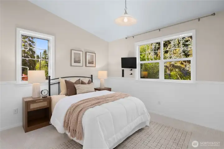Third bedroom on the second floor. Third bedroom on the second floor.