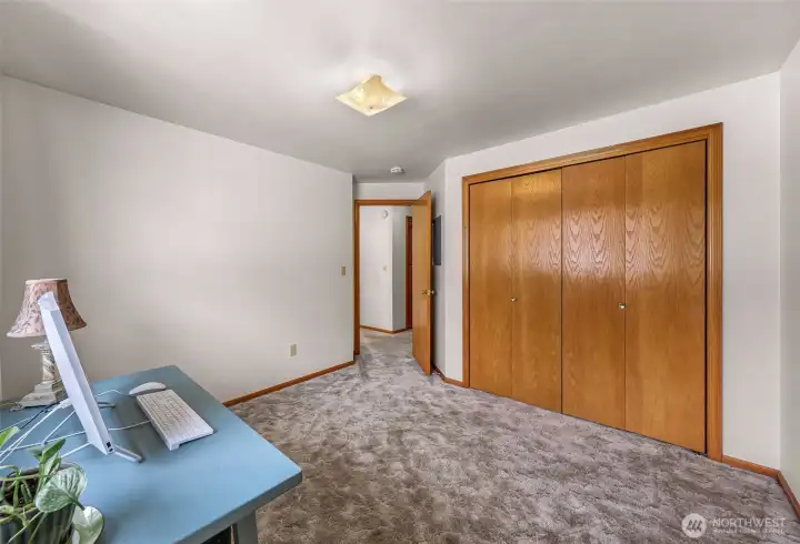 large closet in the 2nd bedroom