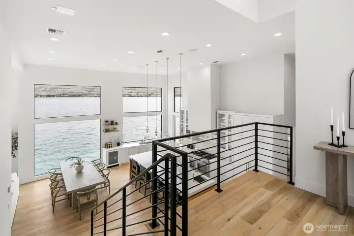 Grand entrance met with expansive view