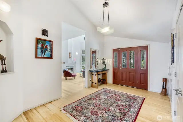 On the right is 12' of closet space