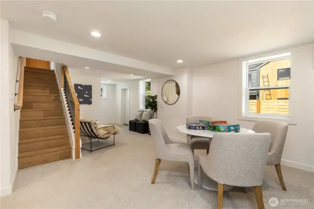 Step down to large family room
