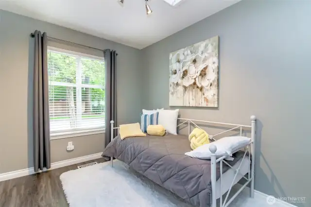 The second bedroom down the other hallway.