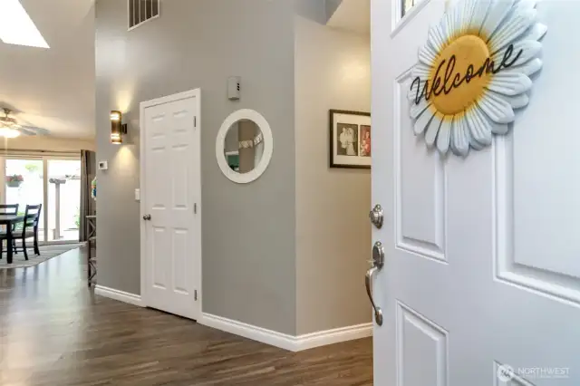 Come on in to this light & bright, open concept home.