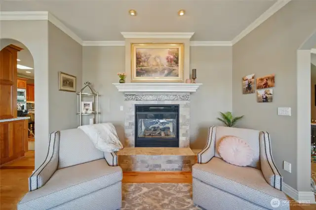 Sitting area in the front room