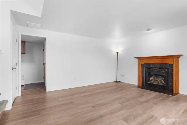 Lower Level boasts family room with Gas fireplace!