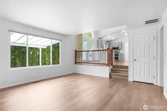 Under the stairs storage!