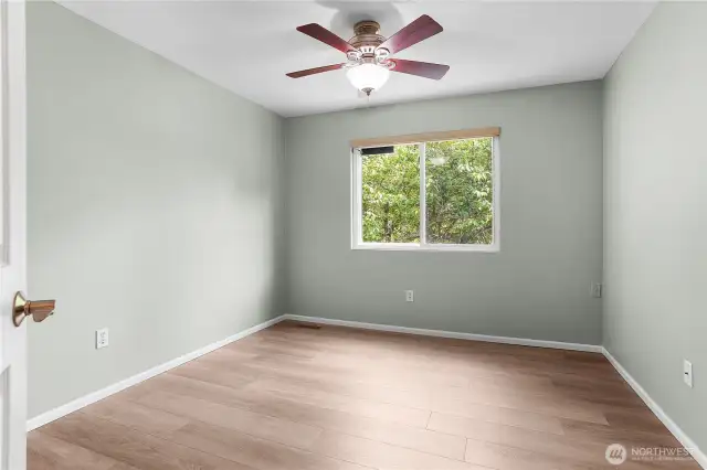 Bedroom #3, looks over driveway!