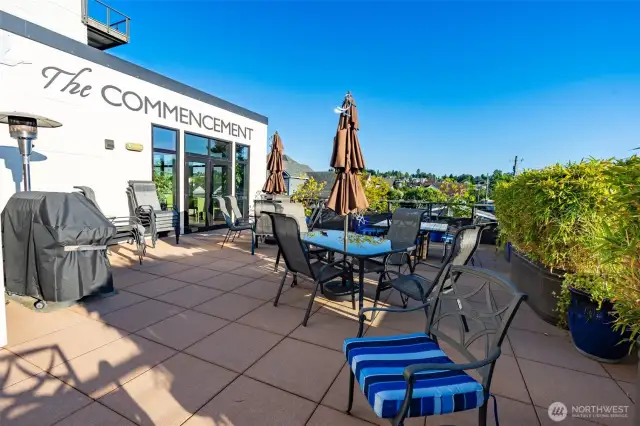 The patio is the perfect place for outdoor entertaining while taking in the fresh air and sunshine.