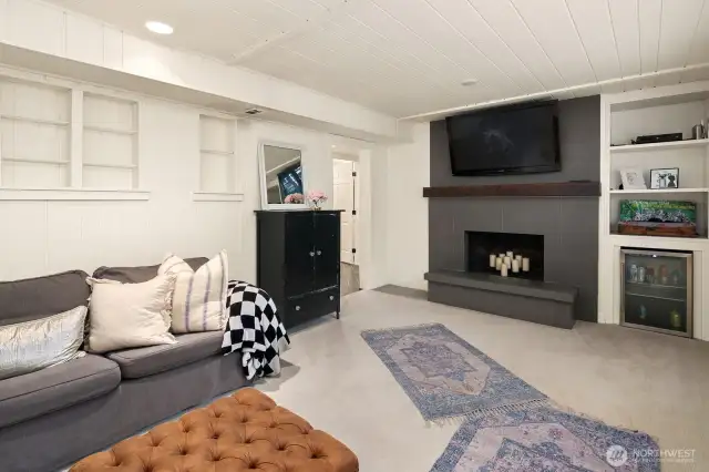 downstairs rec-room