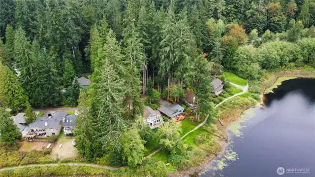 14 Nighthawk Circle is the last remaining property adjacent to the lake and trail on Lake Louise.