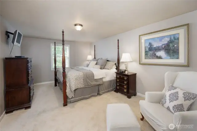 Primary Suite offers a full bathroom and a walk-in closet.