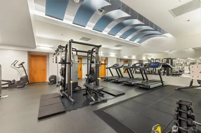 The Work out room located on the 3rd floor of Tower #1
