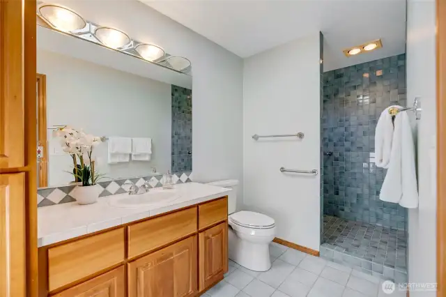 Main-Level Bathroom with Walk-In Shower