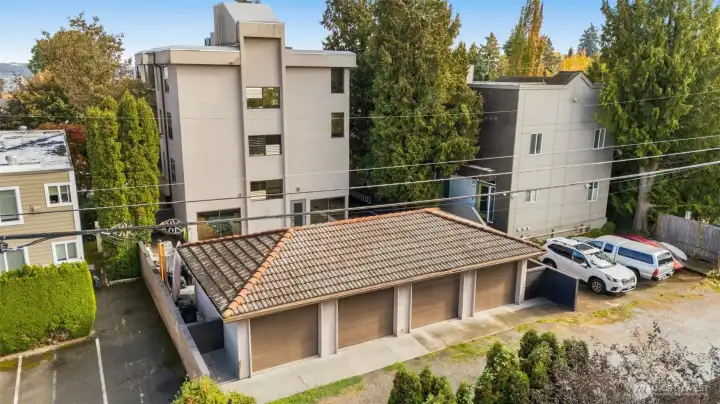 Each Unit Has Their Own 1 Car Garage!