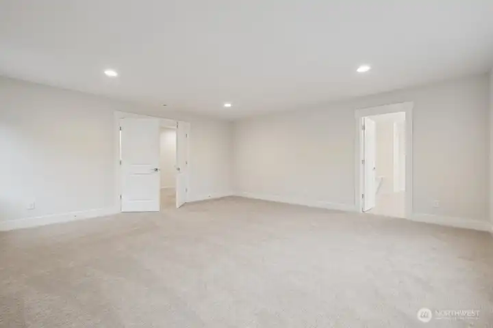 large primary suite