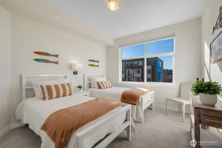 Private second bedroom.