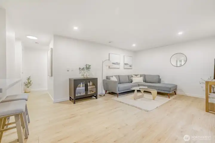 Living room from the dining room