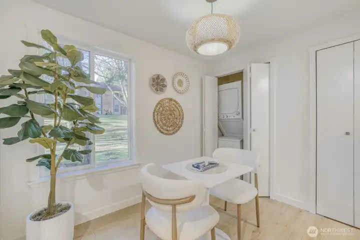 Dining Room & laundry closet