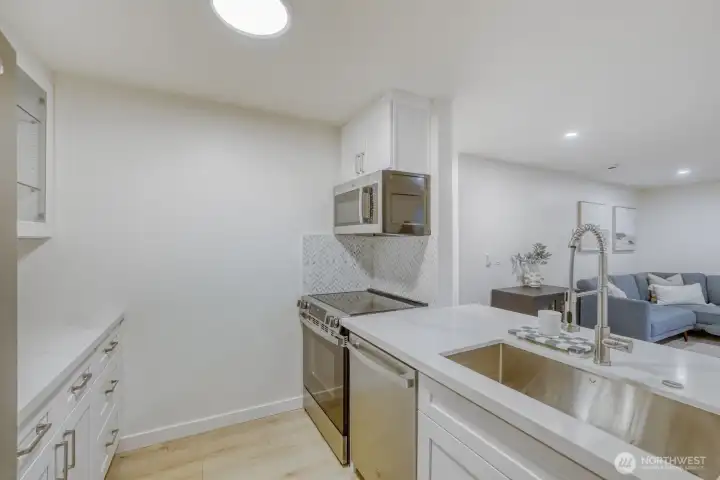 Redesigned kitchen