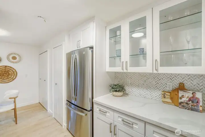 Kitchen looking toward dining room
