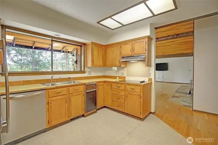 Beautiful view our of your kitchen window.