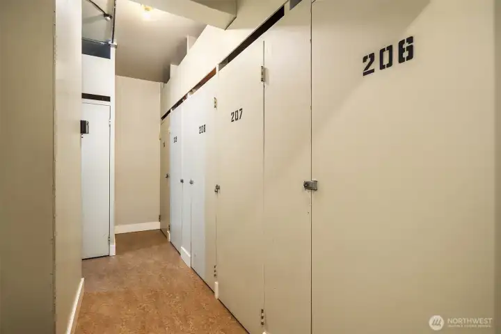 Designated storage unit