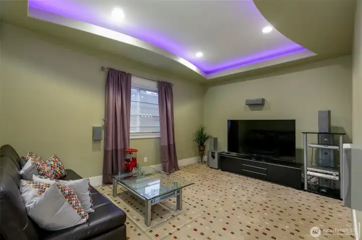 Spacious Entertainment Room