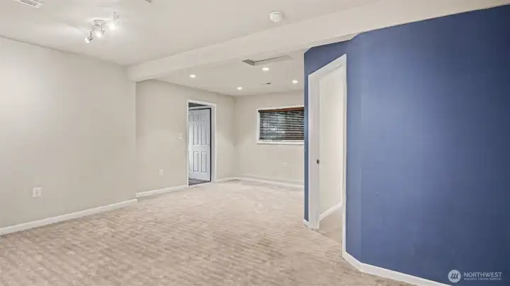 Family Room is located beyond the kitchen with plenty of options to suit your needs!