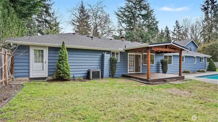 Another great view of the backyard, enjoy as is or come make it your own!