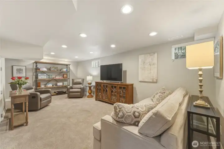 Basement family room
