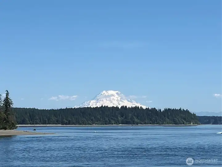Mt Rainier in its glory, just for you! The best waterfront and views are in Puget Sound!
