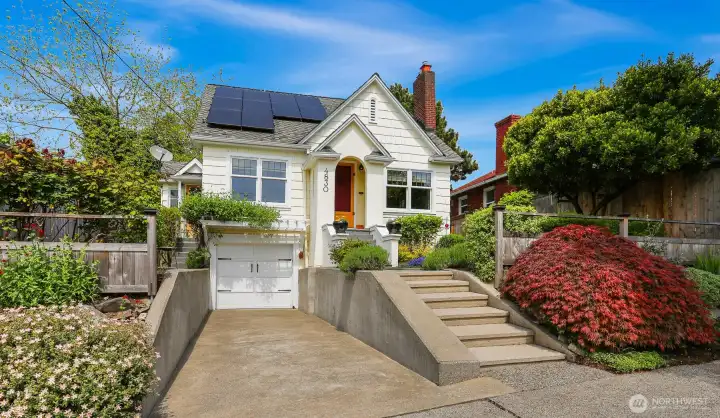 Solar panels mean a very small electric bill.