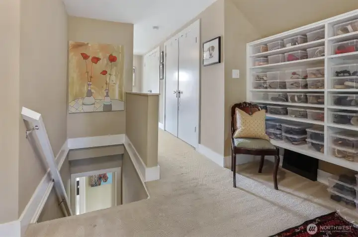 Come on upstairs.  Everything you need for comfort.