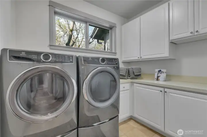 Main floor laundry room - plumbed for sink