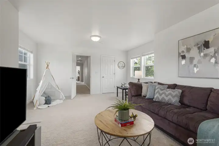 Very large family room