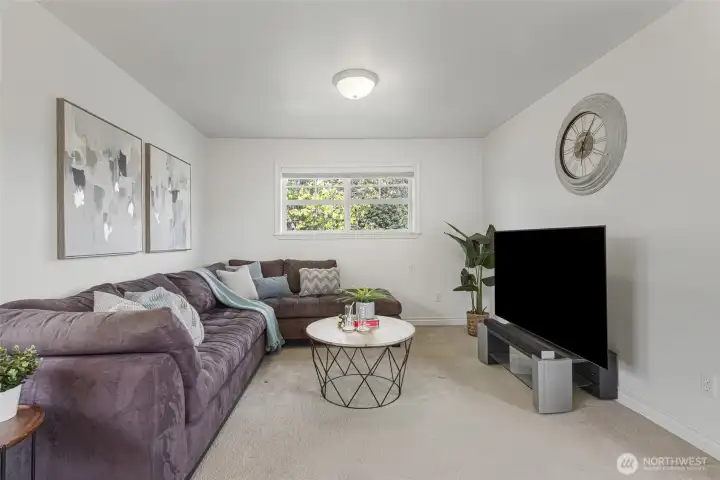 Another view of the family/TV room