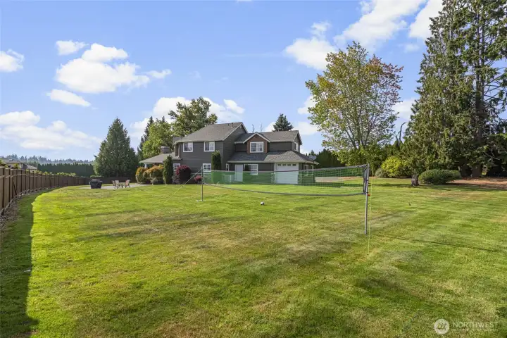 Enjoy the freedom of expansive usable grounds with room to entertain, play, garden, or simply relax and take in the peaceful private setting.