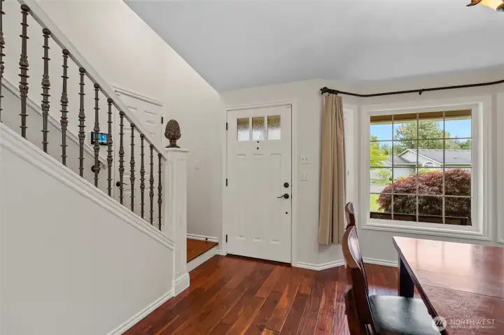 Entry near access to stairs and garage Entry near access to stairs and garage