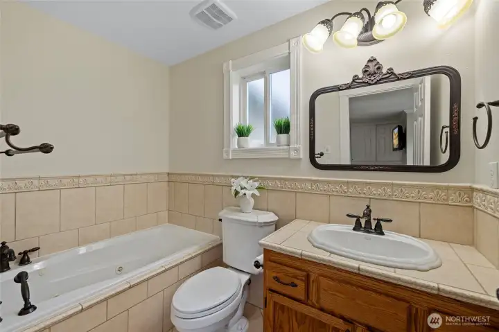 Primary bathroom Primary bathroom