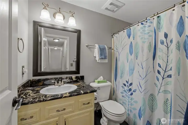 Upstairs bathroom Upstairs bathroom