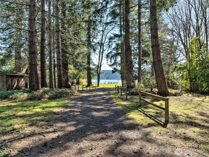 gated entrance to the Community Park