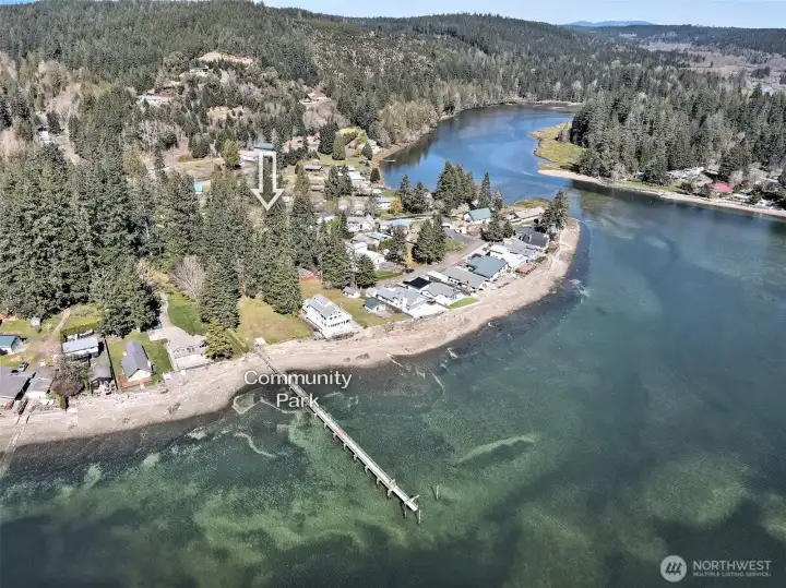 Locted just ourside the mouth of the Tahuya River