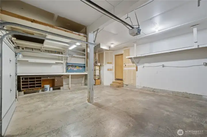 There's additional space for hobbies, projects and extra storage as well.