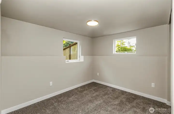 Large second bedroom downstairs~