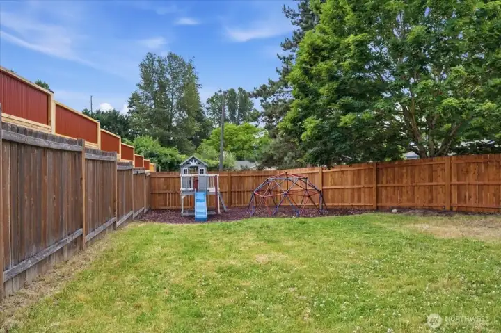 So much space in this large yard